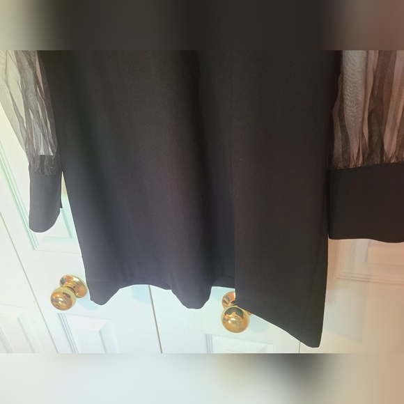 NWOT Zara Black Ruffle Dress 🌹🌴 - Picture 5 of 12